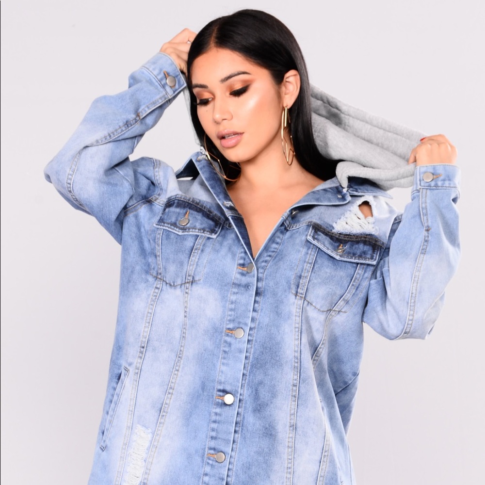 SEE YOU AROUND DENIM JACKET LIGHT WASH